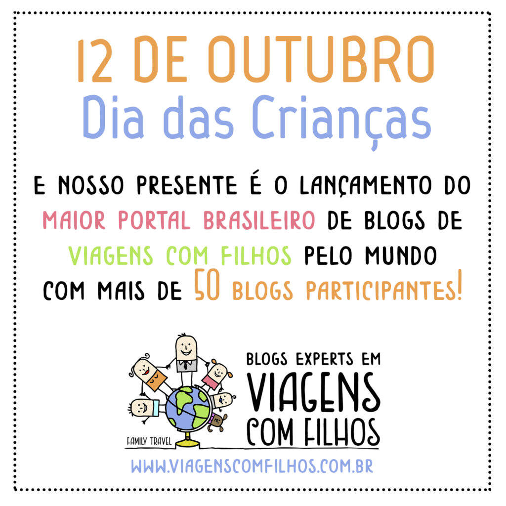 Viagens com filhos em portal com muitas dicas