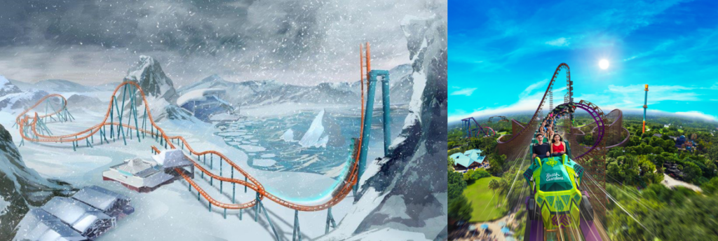 Sea World e Busch Gardens: novas montanhas-russas em 2020